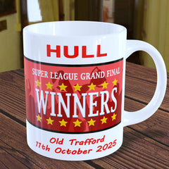 Hull KR Super League Grand Final Winners Mug - 2025 Champions Souvenir