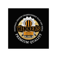 Hull Playoff - Football Coaster - Square Or Circle