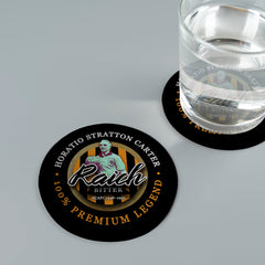 Hull Raich  - Football Coaster - Square Or Circle