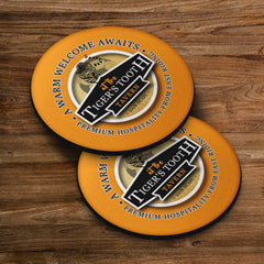 Hull Tigers - Football Coaster - Square Or Circle