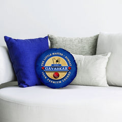 India Gavaskar  - Legend Collection - Circle Cushion 14inch