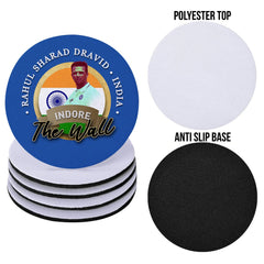 India Rahul Dravid - Coaster - Circle or Square