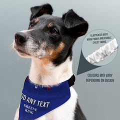 Ipswich 1996 Home Shirt - Personalised Pet Bandana - 4 Sizes