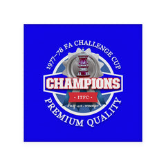 Ipswich FA Cup - Football Coaster - Square Or Circle