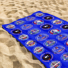 Ipswich - Football Legends - Microfibre Beach Towel - 150cm x 75cm