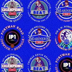 Ipswich - Football Legends - Microfibre Beach Towel - 150cm x 75cm