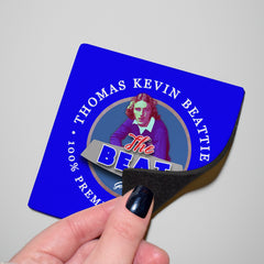 Ipswich Kevin Beattie - Football Coaster - Square Or Circle