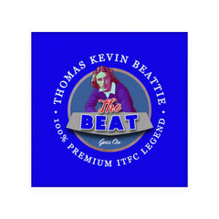 Ipswich Kevin Beattie - Football Coaster - Square Or Circle