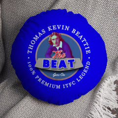 Ipswich Kevin Beattie - Football Legends - Circle Cushion 14inch