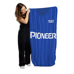 Ipswich Retro 1981 Home Shirt - Personalised Lightweight, Microfibre Retro Beach Towel - 150cm x 75cm