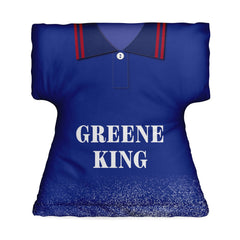 Ipswich Retro 1996 Home Shirt - Personalised Retro Shirt Cushion