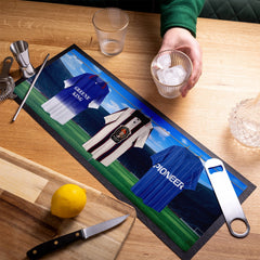Ipswich Retro Retro Hanging Football Shirts - Personalised Bar Runner