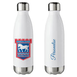 Ipswich Town Crest Insulated Water Bottle - White