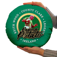 Ireland Rugby Union Potato  - Legend Collection - Circle Cushion 14inch