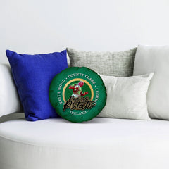 Ireland Rugby Union Potato  - Legend Collection - Circle Cushion 14inch