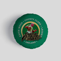 Ireland Rugby Union Potato  - Legend Collection - Circle Cushion 14inch