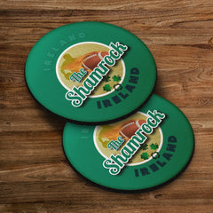 Ireland Rugby Union Shamrock - Coaster - Circle or Square