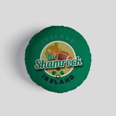 Ireland Rugby Union Shamrock  - Legend Collection - Circle Cushion 14inch