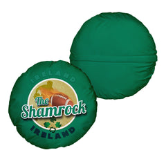 Ireland Rugby Union Shamrock  - Legend Collection - Circle Cushion 14inch