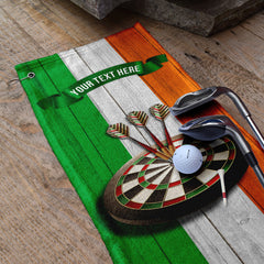 Irish Flag - Personalised Darts / Golf Towel