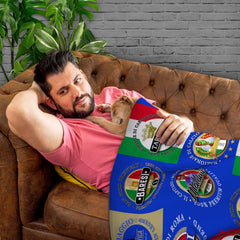 Italy - Legend Collection - Fleece Blanket 150cm X 150cm