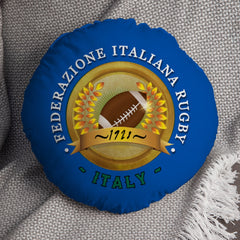 Italy Rugby Union 1928  - Legend Collection - Circle Cushion 14inch
