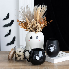 Keep Your Spirits Up Stemless Ghost Glass