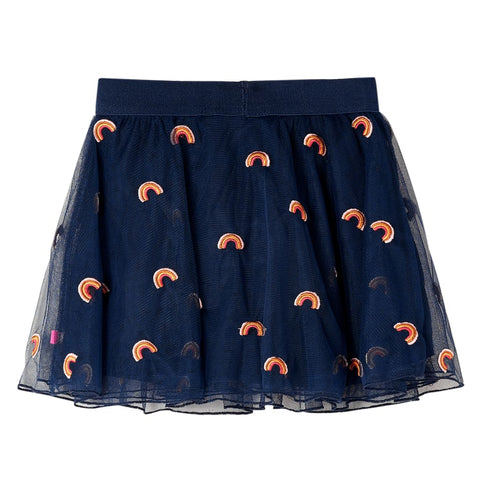 Kids' Skirt with Tulle Navy 128