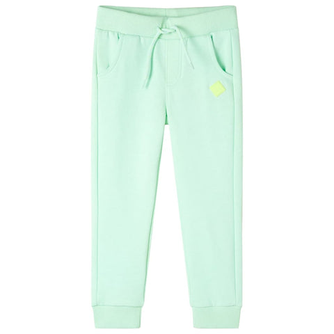 Kids' Sweatpants Bright Green 128