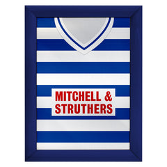 Kilmarnock 1985 Home Shirt - A4 Personalised Metal Sign Plaque - Frame Options Available