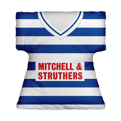 Kilmarnock 1985 Home Shirt - Personalised Retro Shirt Cushion
