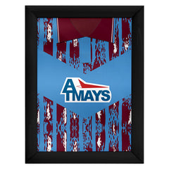 Kilmarnock 1993 Away Shirt - A4 Personalised Metal Sign Plaque - Frame Options Available