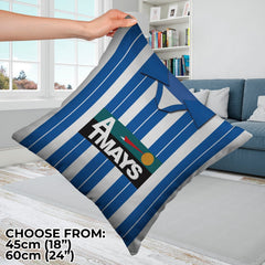 Kilmarnock 1997 Home Shirt - 45cm or 61cm Retro Cushion
