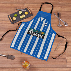 Kilmarnock 1997 Home Shirt Apron - Personalised Retro Football Adults Apron
