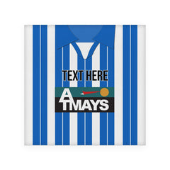 Kilmarnock 1997 Home Shirt - Personalised Drink Coaster - Square Or Circle
