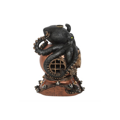 Kraken on Diver's Helmet Backflow Incense Burner