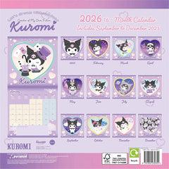 Kuromi Square Calendar 2026