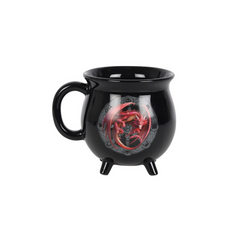 Lammas Colour Changing Cauldron Mug by Anne Stokes