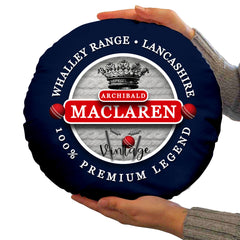 Lancashire Cricket Maclaren  - Legend Collection - Circle Cushion 14inch