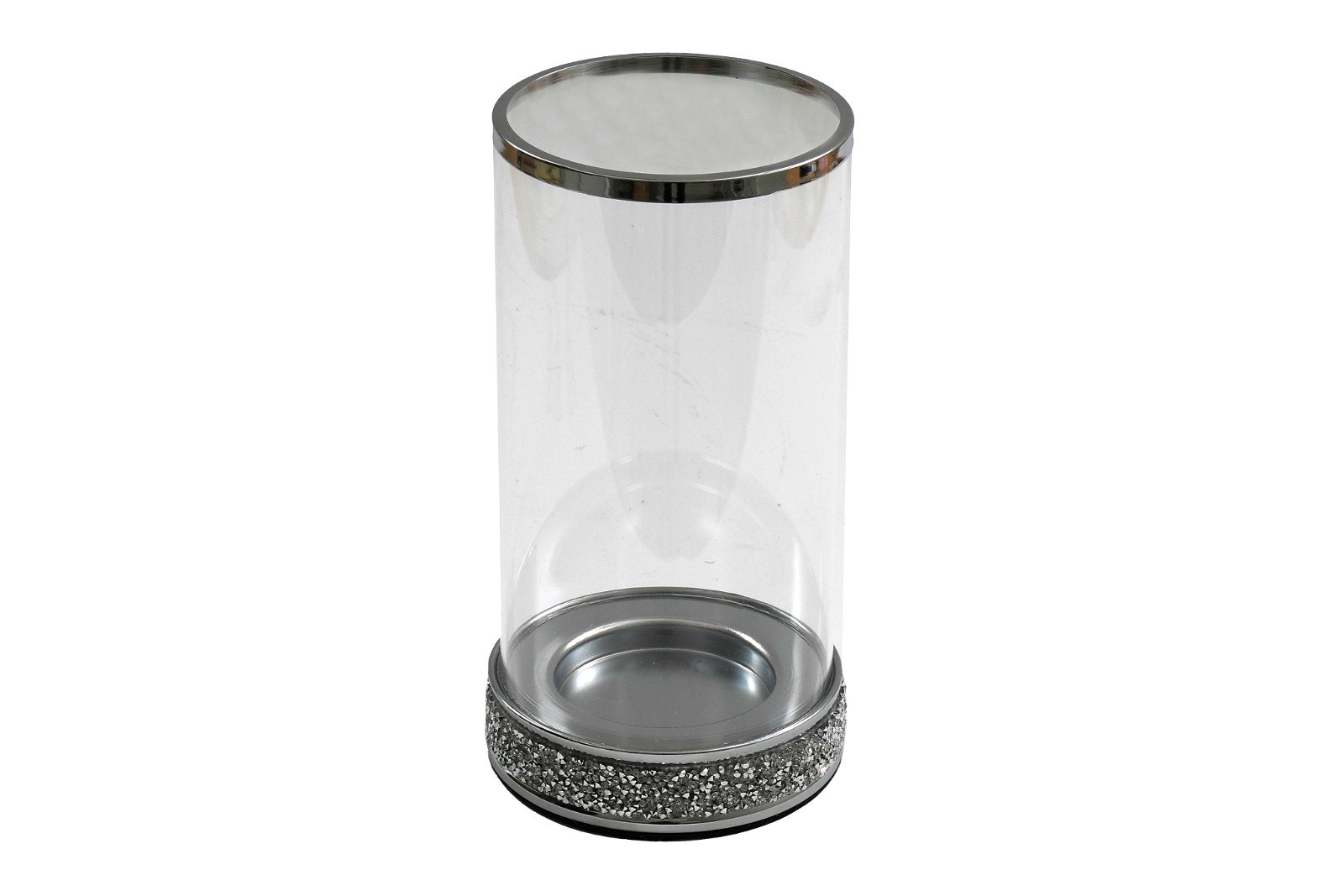 Large Sparkly Pillar Candle Holder