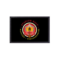 The Hornets Stadium Halt  - Football Legends - Door Mat -60cm X 40cm