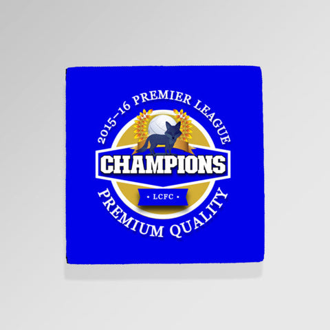 Leicester City Champions - Football Coaster - Square Or Circle