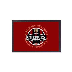 Bournemouth Cherries Bar  - Football Legends - Door Mat -60cm X 40cm