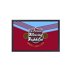 West Ham Bubbles  - Football Legends - Door Mat -60cm X 40cm