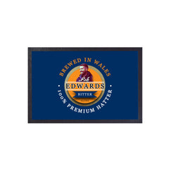 Luton Rob Edwards  - Football Legends - Door Mat -60cm X 40cm