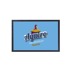 Manchester Blue Aguero  - Football Legends - Door Mat -60cm X 40cm