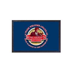 Blackburn Dalglish  - Football Legends - Door Mat -60cm X 40cm