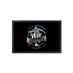 Newcastle Jackie Milburn - Football Legends - Door Mat -60cm X 40cm