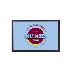Holte Enders Claret and Blue  - Football Legends - Door Mat -60cm X 40cm