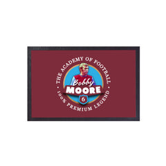 West Ham Moore  - Football Legends - Door Mat -60cm X 40cm